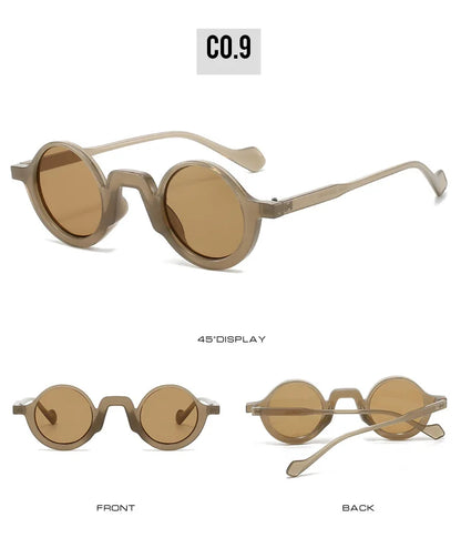 Retro Round Sunglasses for Casual Travel
