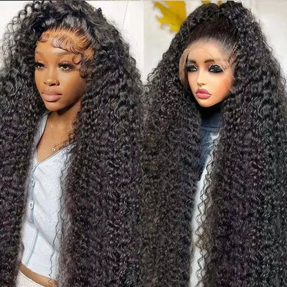30 Inch Burmese Raw Curly Lace Front Human Hair Wig