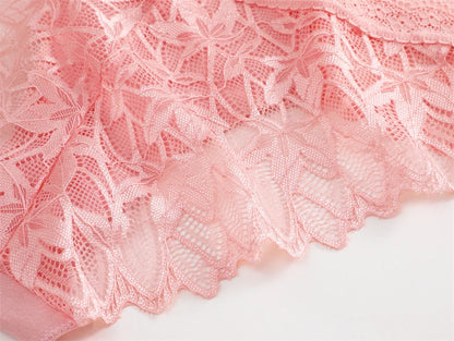 Lace Hollow Out Low-Waist Floral Briefs for Women
