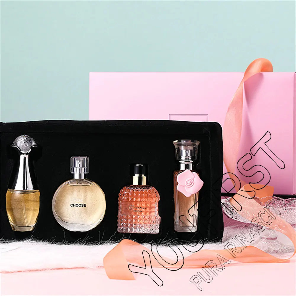 4Pcs Floral Scent Perfume Set for Women 100ml