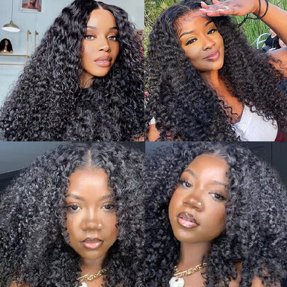 Brazilian Curly Human Hair Bundles Natural Color