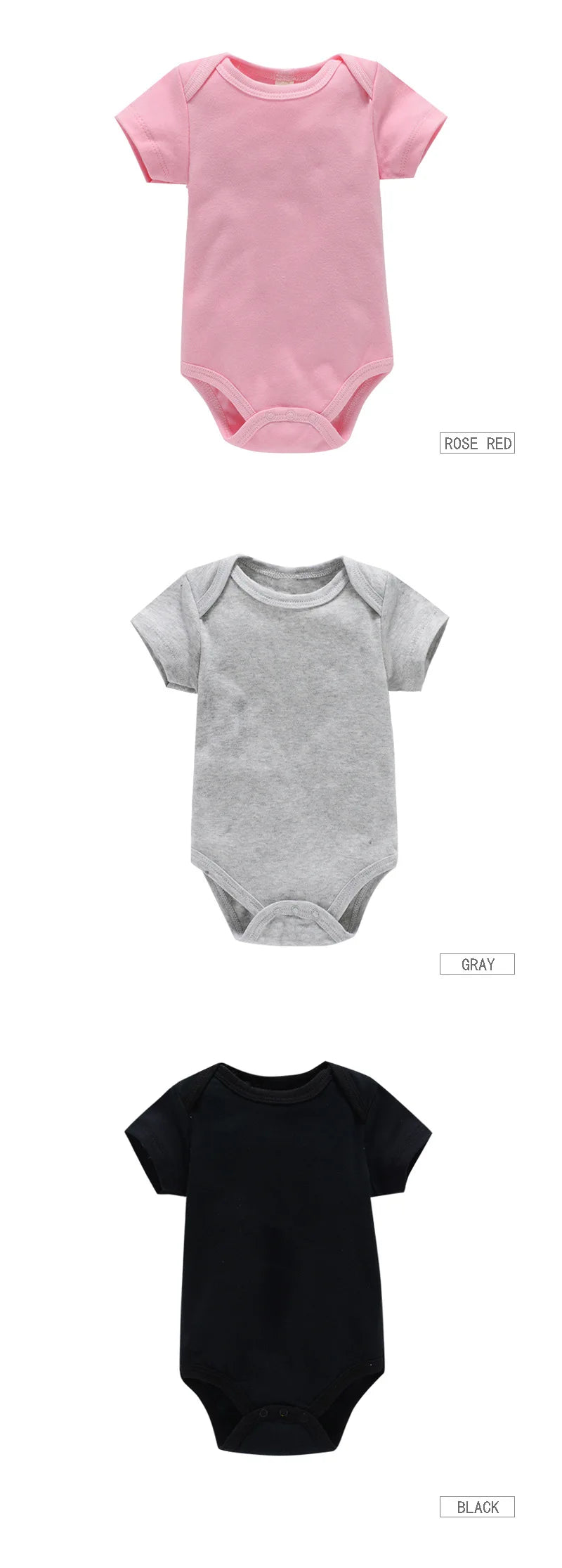Newborn Baby White Cotton Short Sleeve Romper