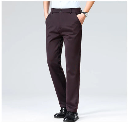Men's Summer Casual Suit Pants Plus Size 28-42