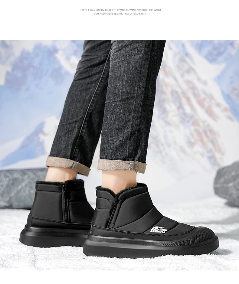 Men's High Top Ankle Snow Boots Size 44