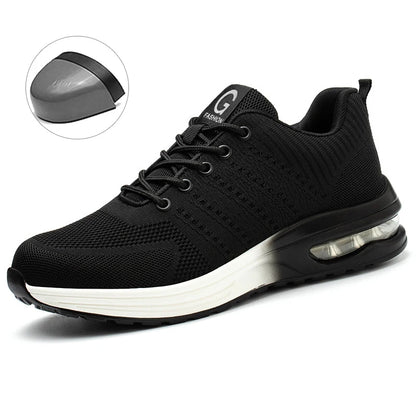 Steel Toe Blue Work Shoes for Men and Women