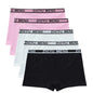 Teenage Girls Cotton Panties Solid Color Mid Waist Briefs