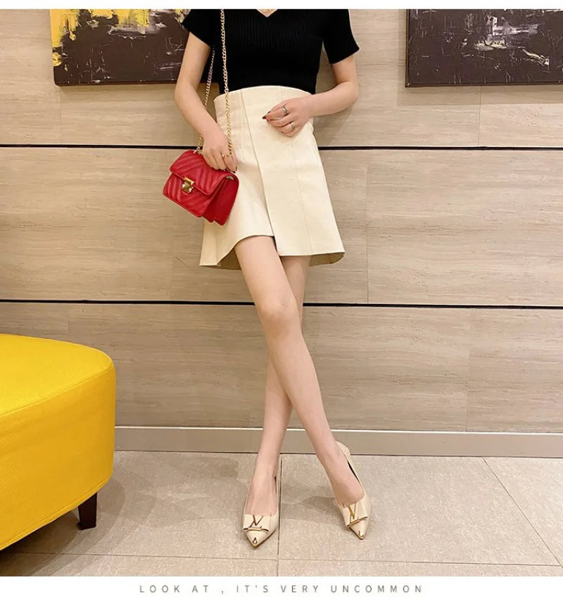 Pointed Toe Stiletto Heels Women's Office Pumps