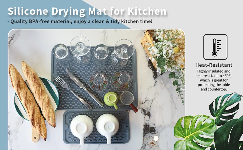 Extra Large Non Slip Silicone Drying Mat