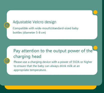 Portable USB Baby Milk Warmer for Travel