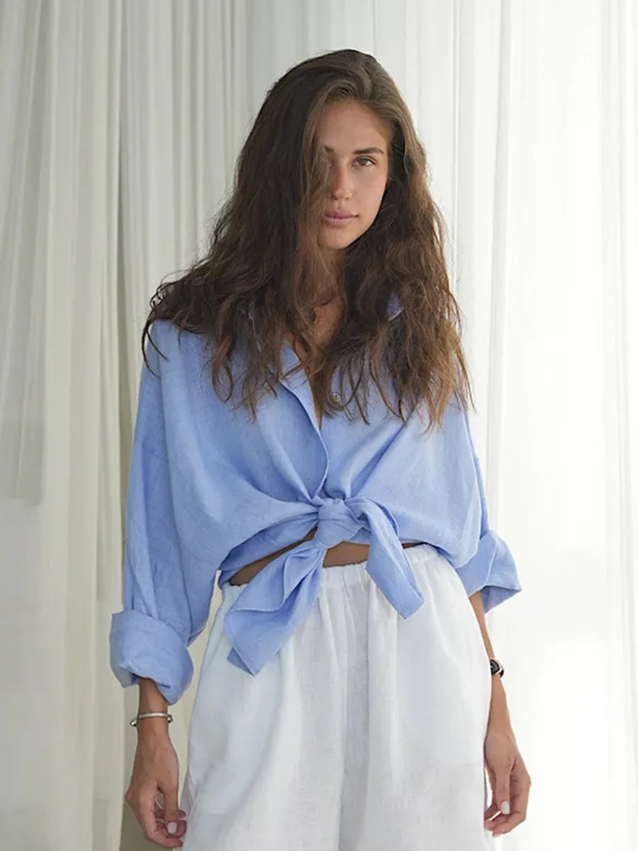 Bornladies Cotton Casual Shirt for Women