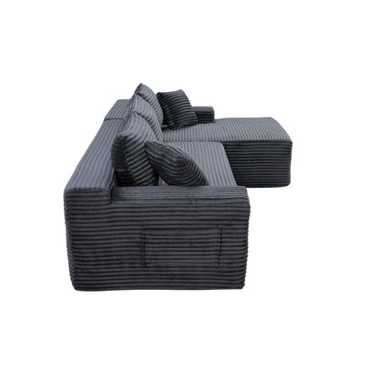 106.3 Inch Cloud Modular Sectional Sofa with L-Shape Chaise