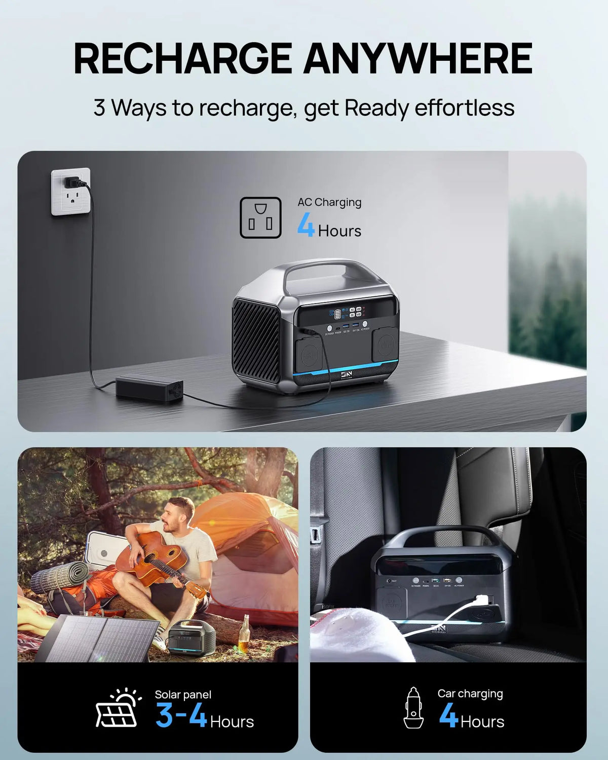 DaranEner NEO300L Portable Power Station – 288Wh