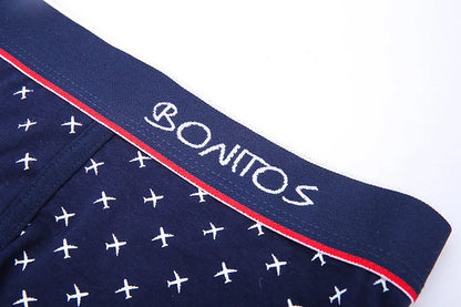 4pcs Cotton Boxer Shorts for Men Soft Underwear Set