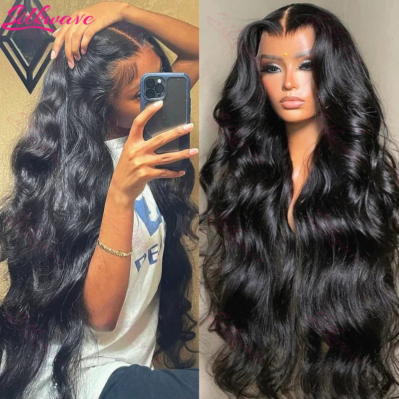 Body Wave Lace Front Wig Human Hair 30 40 Inch