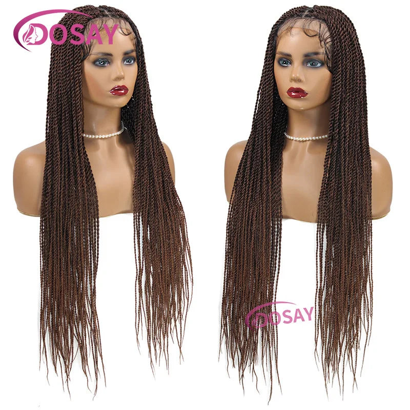Twist Braided Lace Front Wig Synthetic Full Lace Wig