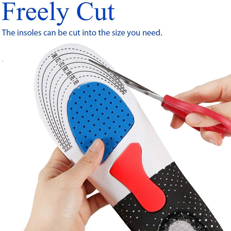 Memory Foam Sports Insoles with Arch Support