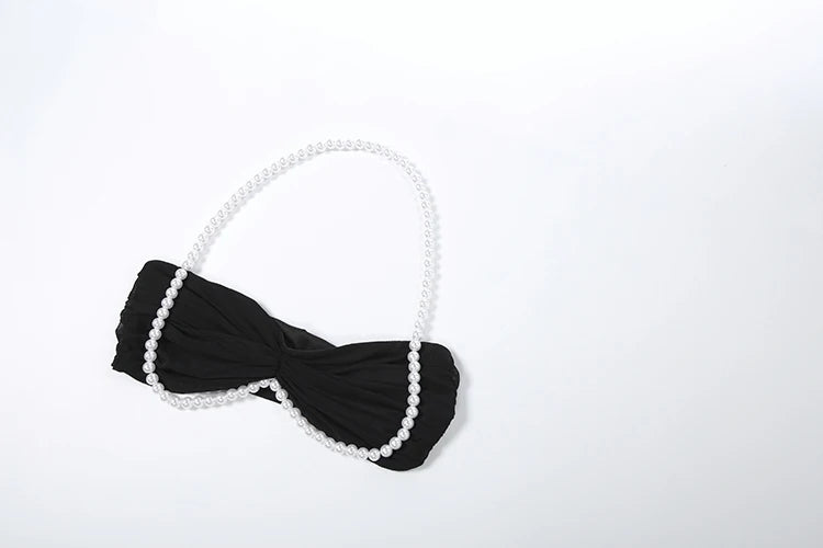 Sexy Bead Patchwork 2-Piece Set Women Halter Bra and Bottom