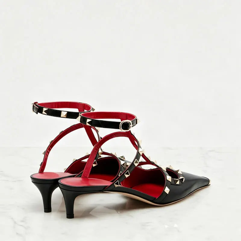 Summer High-Heeled Rivet Women's Sandals
