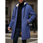 Men's Fleece Hooded Windbreaker Jacket