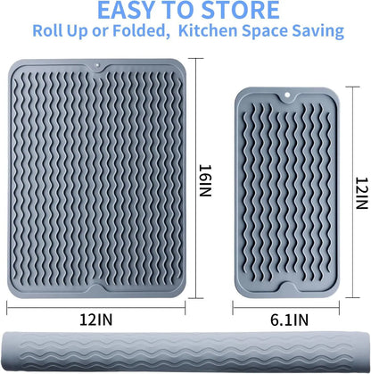 Extra Large Non Slip Silicone Drying Mat