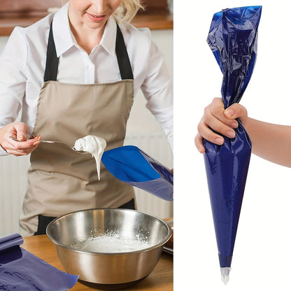 21 Inch Disposable Thickened Plastic Pastry Bag