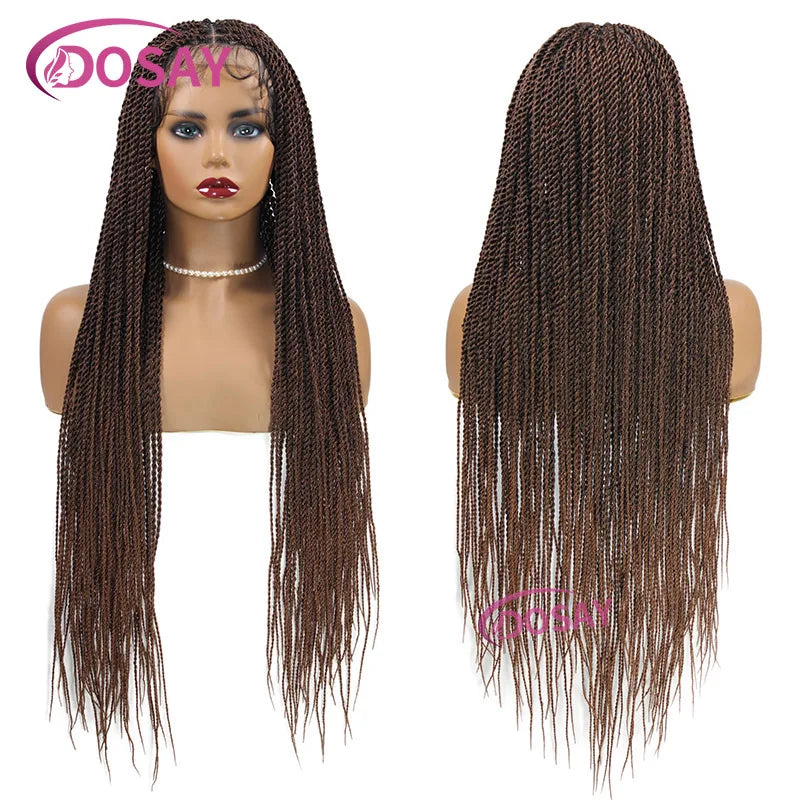 Twist Braided Lace Front Wig Synthetic Full Lace Wig