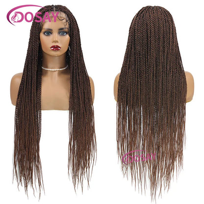 Twist Braided Lace Front Wig Synthetic Full Lace Wig