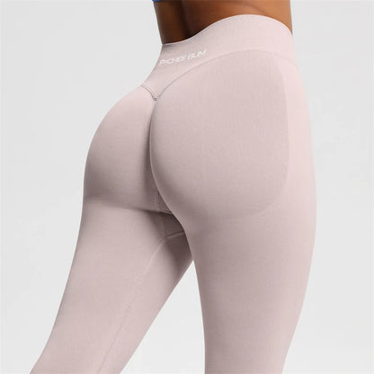 Women Seamless Bum Shaping Leggings Fitness Pants
