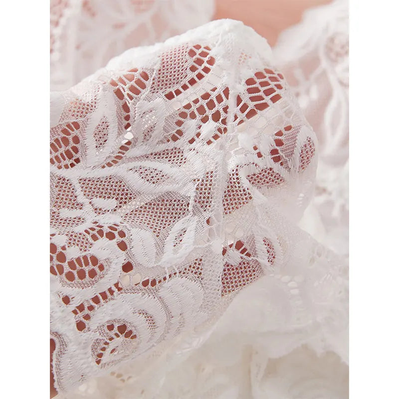 Summer Lace Thong Set Women’s Sexy Pajamas