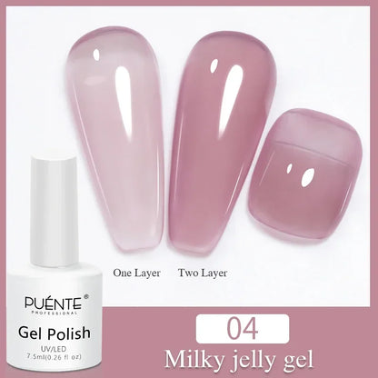 Clear 3D No Wipe Sculpture Gel Nail Polish 15ML