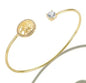 Classic Gold Plated Stainless Steel Cuff Bracelet