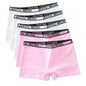 Teenage Girls Cotton Panties Solid Color Mid Waist Briefs