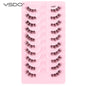 YSDO 5/10 Pairs Natural Soft Black Half Lashes