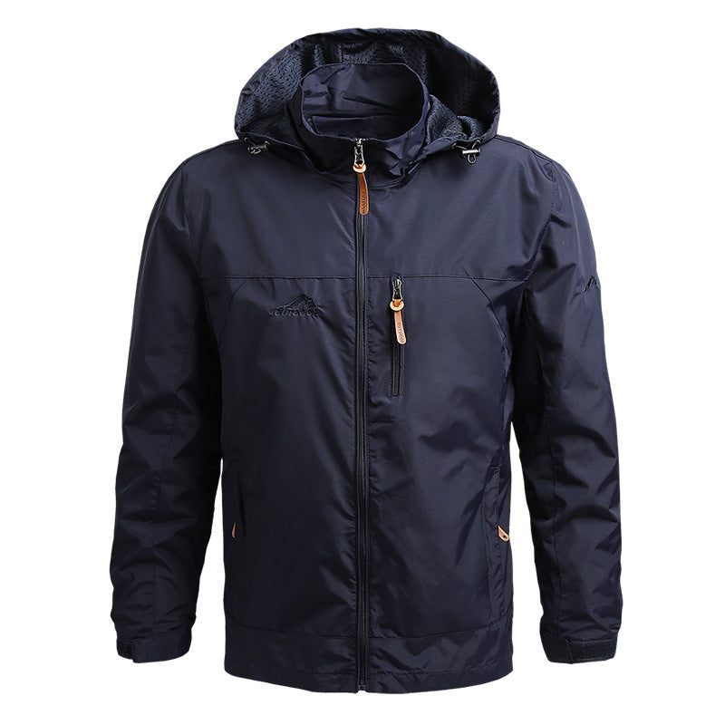 Men's Tactical Waterproof Windbreaker Jacket