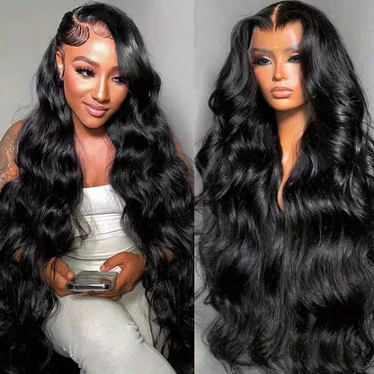 40 Inch Body Wave Human Hair Lace Front Wig