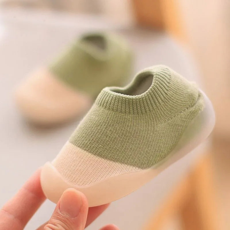 Baby Toddler First Walkers Soft Rubber Shoes