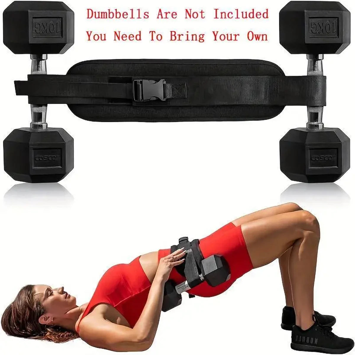 Adjustable Weighted Waist Belt - Home Gym