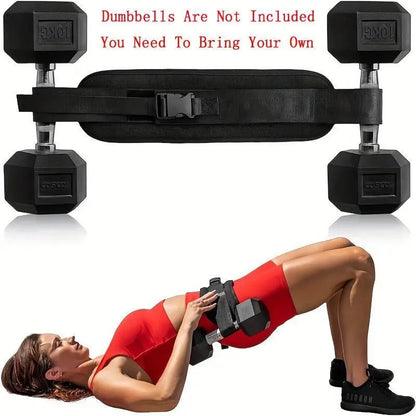 Adjustable Weighted Waist Belt - Home Gym