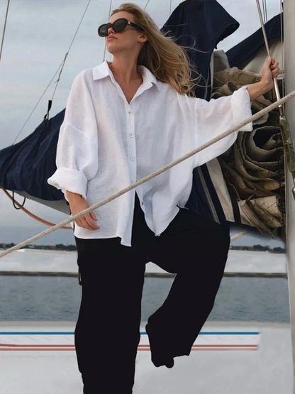 Bornladies Cotton Casual Shirt for Women