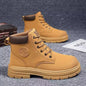 High Top Leather Motorcycle Boots for Men