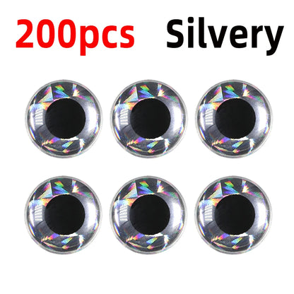 200pcs 3D Holographic Fish Eyes for Saltwater Fishing