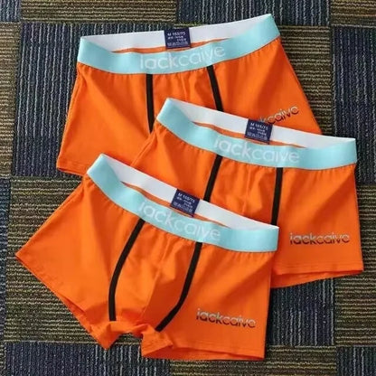 Cotton Boxer Shorts for Men 3Pcs Breathable Underwear