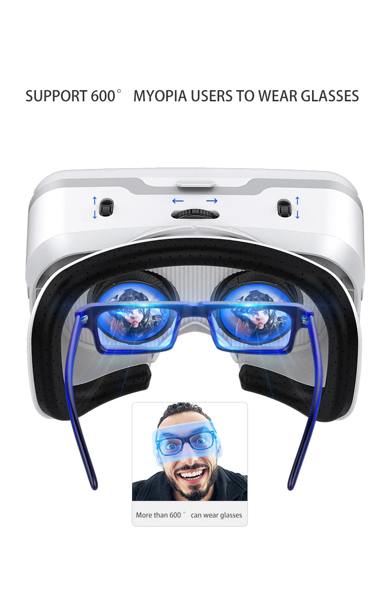 3D Virtual Reality Glasses Headset for Smartphones