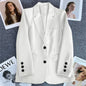 Elegant Long Sleeve Blazer Coat for Women