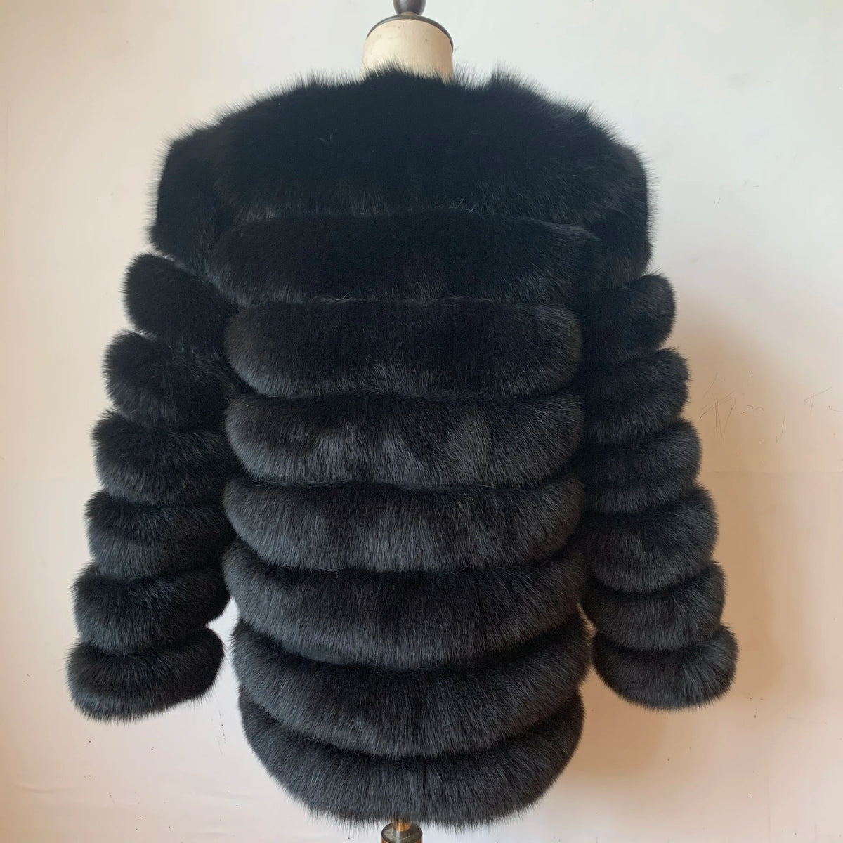 4in1 Real Fox Fur Coat for Women