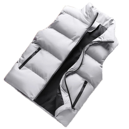 Men's Thick Windproof Sleeveless Vest Jacket