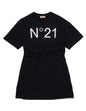 Kids Cute Print Cotton Sweatshirt Dress Set