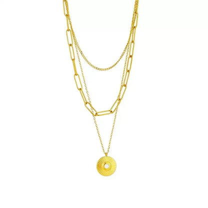 Stainless Steel Heart Pendant Necklace for Women