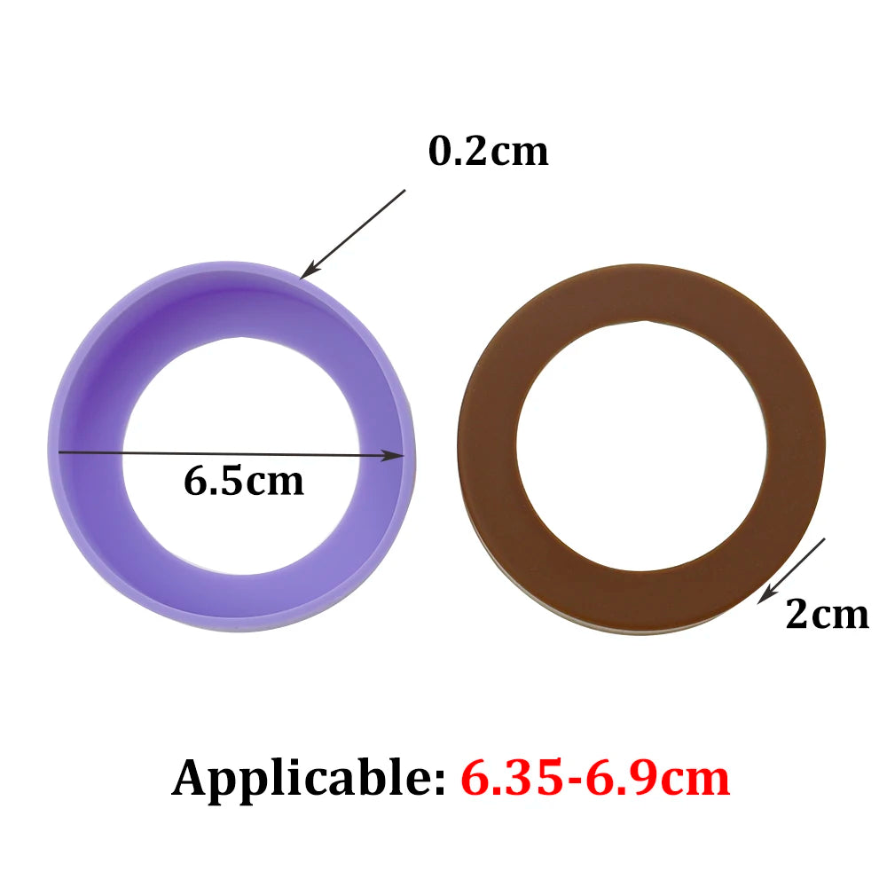 Silicone Cup Bottom Cover 6.5CM Odorless Water Protective