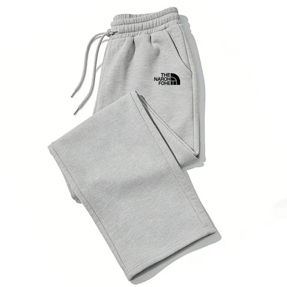 Womens Fleece Straight Leg Joggers Casual Pants
